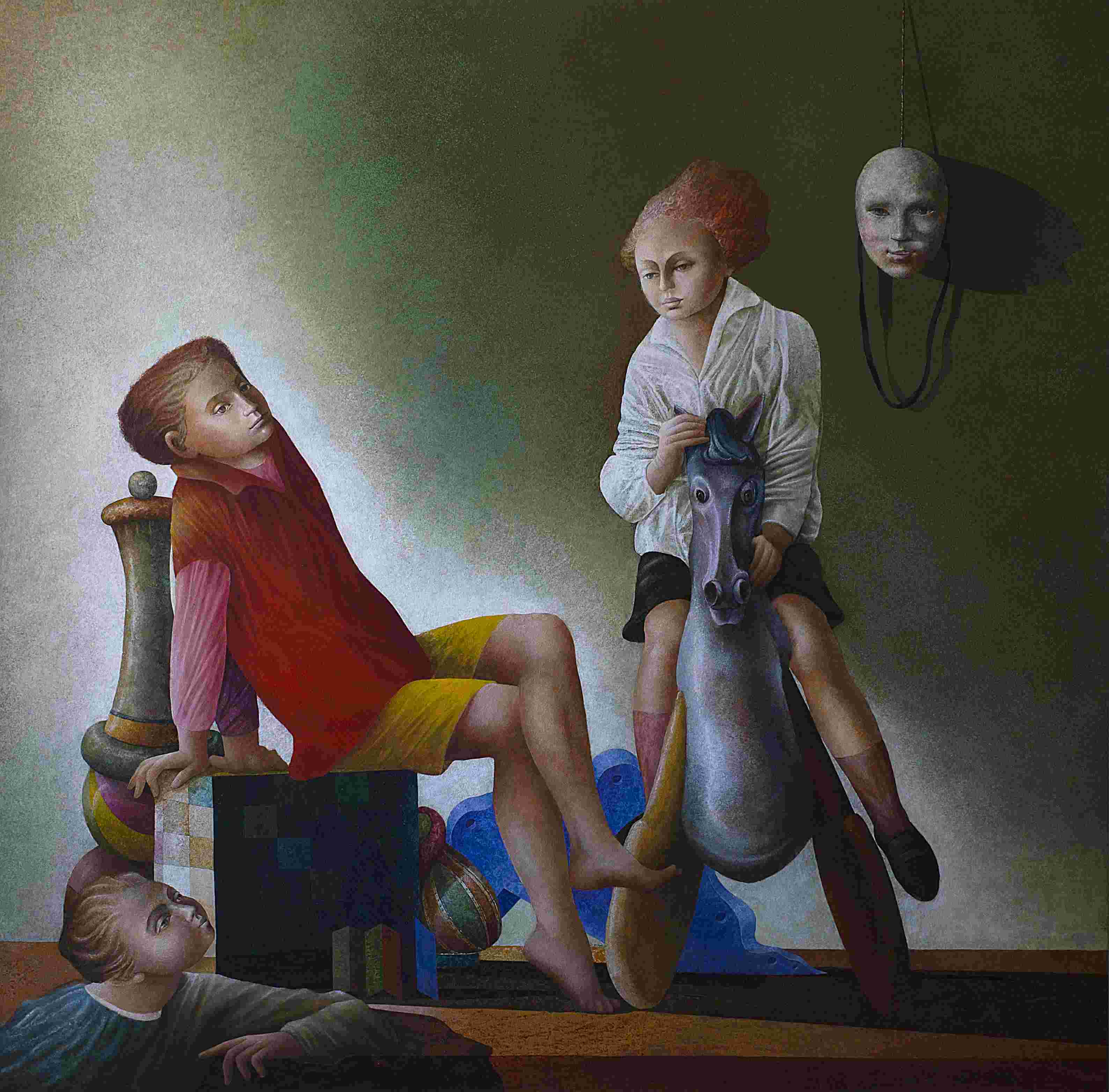 Sul cavallo a dondolo